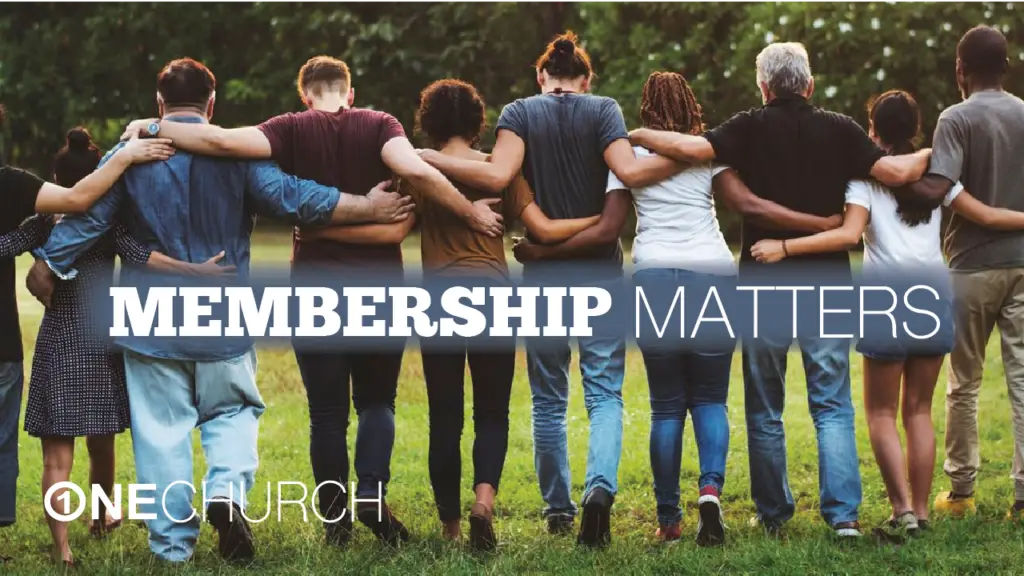 Diverse group hugging outside, church community concept.