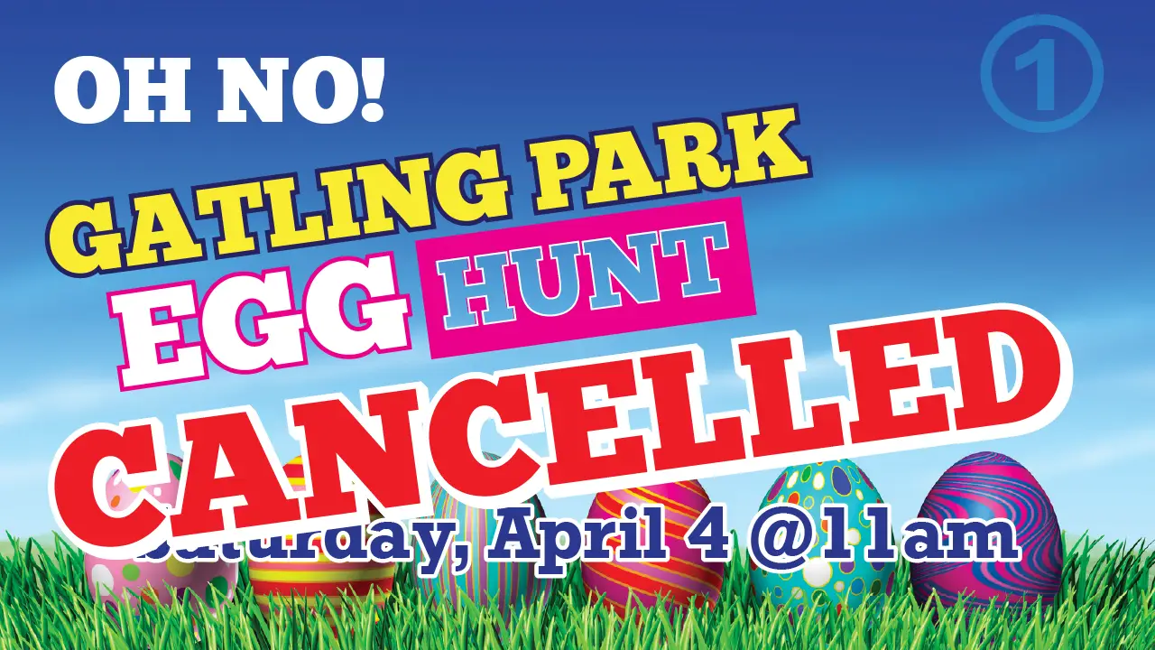 Egg Hunt Cancelled